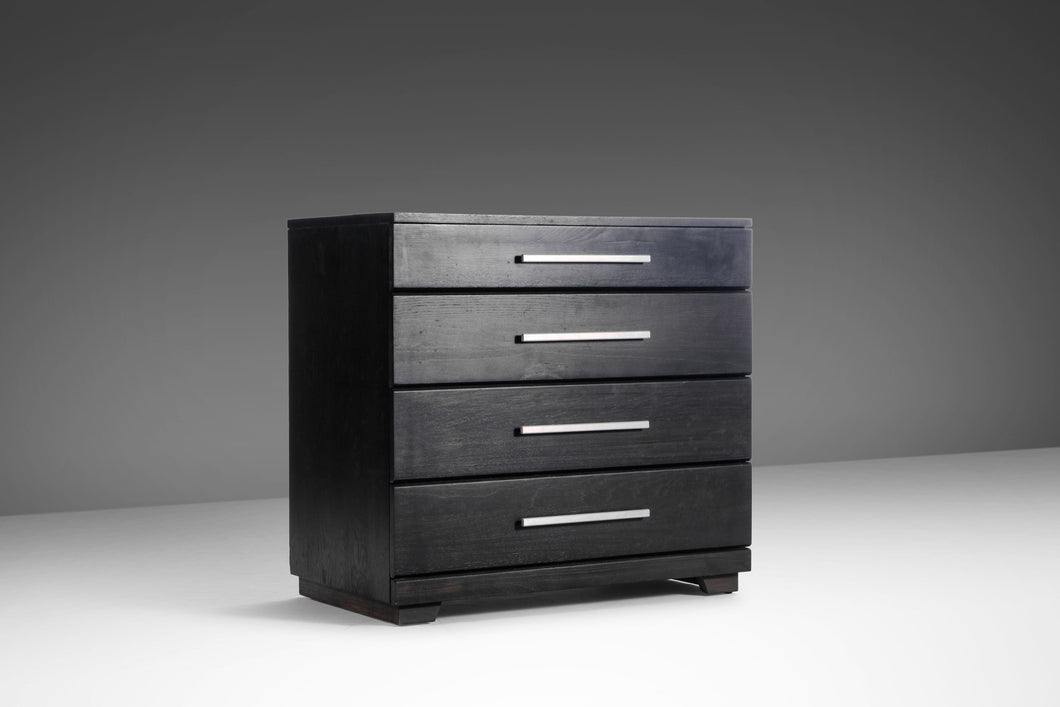 Raymond Loewy for Mengel Ebonized Four Drawer Dresser, USA, c. 1950's-ABT Modern