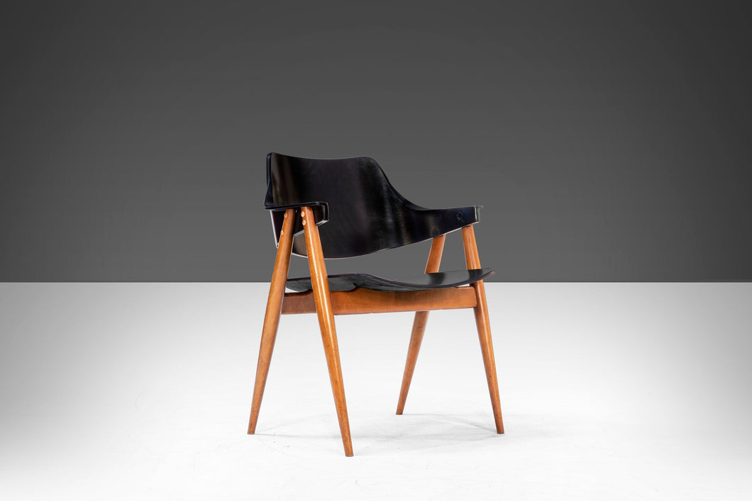 Reimagined Pierre Paulin Bentwood Accent / Side Chair for Thonet, c. 1955-ABT Modern