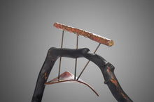 Load image into Gallery viewer, &#39;Rooted in the Earth&#39; Organic Sculptural Art Composed of Ebonized Wood and Patinaed Copper, Anon., c. 1960s-ABT Modern
