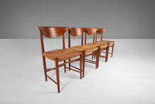 Load image into Gallery viewer, Set Of Four (4) Model 317 Dining Chairs by Peter Hvidt And Orla Möllgaard Nielsen for Soborg Mobelfabrik, c. 1956-ABT Modern

