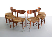 Load image into Gallery viewer, Set Of Six (6) Dining Chairs Designed By Peter Hvidt And Orla Mollgaard Nielsen, Denmark-ABT Modern
