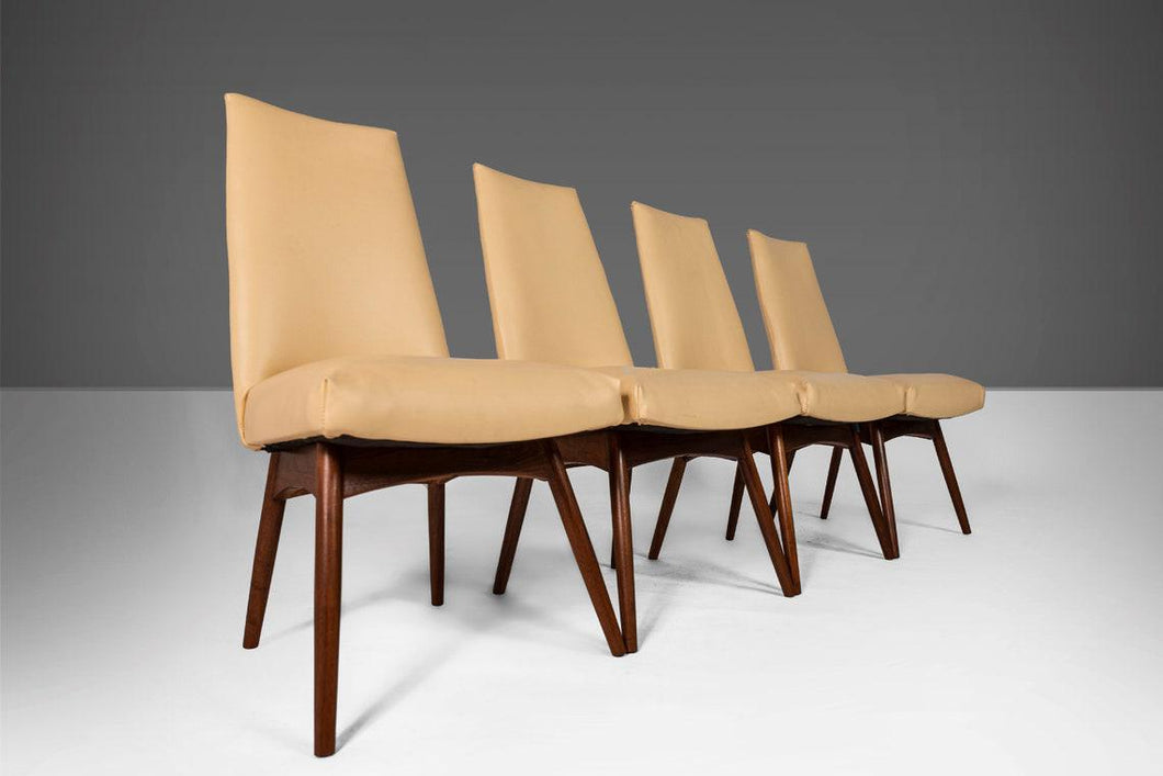 Set of Four ( 4 ) Adrian Pearsall Model 1613-C Dining Chairs for Craft Associates, c. 1960s-ABT Modern