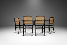 Load image into Gallery viewer, Set of Four (4) Bentwood Prague Model 811 Dining Chairs by Josef Frank Josef Hoffmann for Stendig Original Cane Seats &amp; Backs, Poland, 1960s-ABT Modern
