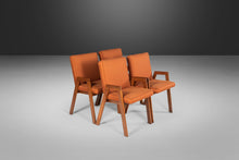 Load image into Gallery viewer, Set of Four (4) Compass Style Dining Chairs After Jens Risom, c. 1960s-ABT Modern
