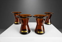 Load image into Gallery viewer, Set of Four (4) Mid Century Modern Glass Candle Holders by Jens Quistgaard for Dansk Designs, Finland, c. 1970&#39;s-ABT Modern
