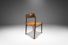 Load image into Gallery viewer, Set of Four ( 4 ) Niels Otto Moller Model 75 Dining Chairs for J.L. Mollers Mobelfabrik in Walnut Tinted Oak and Paper Cord, Denmark, 1960&#39;s-ABT Modern
