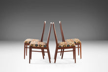 Load image into Gallery viewer, Set of Four (4) Rare Cane Back Dining Chairs by Foster McDavid in Walnut, USA, 1960&#39;s-ABT Modern
