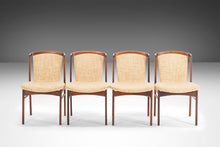 Load image into Gallery viewer, Set of Four (4) Rare Dining Chairs by Erik Buch for Orum Mobler in Rosewood &amp; Original Tweed, Denmark, c. 1960&#39;s-ABT Modern
