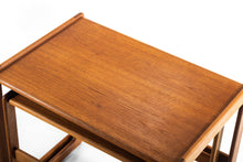 Load image into Gallery viewer, Set of Mid-Century Modern Danish Teak Nesting Tables-ABT Modern

