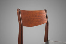 Load image into Gallery viewer, Set of Six (6) Danish Modern Dining Chairs in Teak &amp; Naugahyde by Poul Volther for Frem Røjle, Denmark, c. 1960&#39;s-ABT Modern
