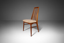 Load image into Gallery viewer, Set of Six (6) &quot;Eva&quot; Dining Chairs w/ Sculpted Backs in Teak by Niels Koefoed for Koefoeds Hornslet, Denmark, c. 1960s-ABT Modern
