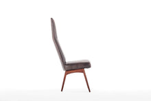 Load image into Gallery viewer, Set of Six (6) Highback Model 2051-C Dining Chairs by Adrian Pearsall in Faux Leather &amp; Walnut-ABT Modern
