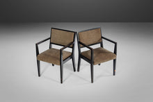 Load image into Gallery viewer, Set of Two (2) Armchairs After Edward Wormley for Dunbar Chairs in Patinaed Black, USA, c. 1960s-ABT Modern
