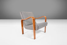 Load image into Gallery viewer, Set of Two (2) Bentwood Lounge Chairs by Thonet Newly Upholstered, c. 1940-ABT Modern
