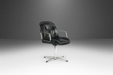 Load image into Gallery viewer, Set of Two (2) Black &amp; Chrome High Stance Office Chairs, USA, c. 1960&#39;s-ABT Modern
