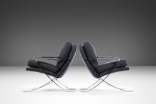Load image into Gallery viewer, Set of Two (2) Flair Lounge Chairs by Bernhardt Flair in Chrome, USA, c. 1970&#39;s-ABT Modern
