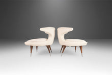 Load image into Gallery viewer, Set of Two (2) Horn Chairs by Karpen of California Newly Upholstery in White Bouclé, USA, c. 1960&#39;s-ABT Modern
