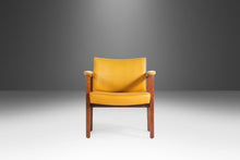Load image into Gallery viewer, Set of Two (2) Lounge Chairs in Walnut &amp; Original Mustard Fabric in the Manner of Jens Risom, USA, c. 1960&#39;s-ABT Modern
