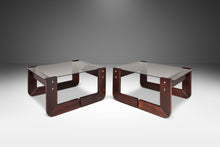 Load image into Gallery viewer, Set of Two (2) Mid-Century Modern End Tables in Jacaranda by Percival Lafer, Brazil, c. 1970&#39;s-ABT Modern
