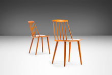 Load image into Gallery viewer, Set of Two (2) Model J 77 &#39;Farmhouse&#39; Chairs in Teak by Folke Palsson for FDB Møbelfabrik, Denmark, c. 1960&#39;s-ABT Modern
