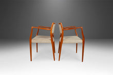 Load image into Gallery viewer, Set of Two (2) Moller Model 65 Arm Chairs by Niels Otto Møller for J.L. Møller Mobelfabrik, Denmark, c. 1960&#39;s-ABT Modern
