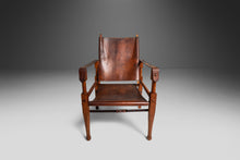 Load image into Gallery viewer, Set of Two (2) Safari Chairs by Wilhelm Kienzle for Wohnbedarf in Original Patinaed Leather, Switzerland, c. 1950&#39;s-ABT Modern
