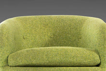 Load image into Gallery viewer, Set of Two ( 2 ) Swiveling Barrel Chairs in Original Green Tweed Attributed to Milo Baughman, USA, c. 1970&#39;s-ABT Modern
