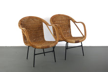 Load image into Gallery viewer, Set of Two Mid Century Modern (2) Calif-Asia Indoor / Outdoor Lounge Chairs-ABT Modern
