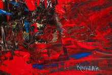 Load image into Gallery viewer, Signed Abstract Expressionist Oil Painting by John Kinnear, Canada, c. 1970-ABT Modern
