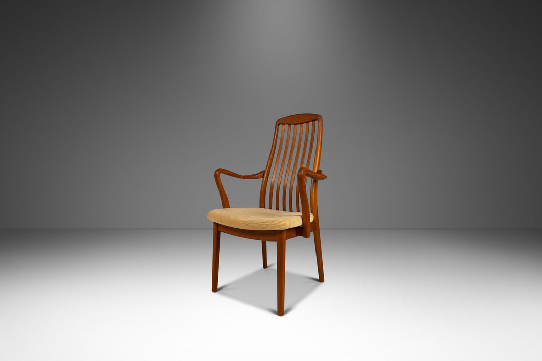 Single Arm Chair / Dining Chair in Teak by Preben Schou Andersen for Schou Andersen Møbelfabrik, Denmark, c. 1970's-ABT Modern