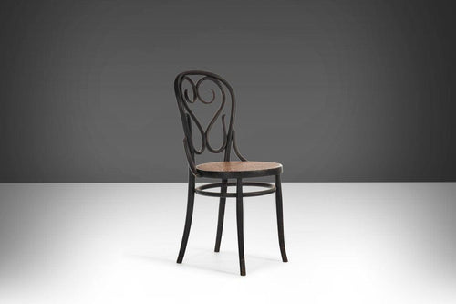 Single Bentwood Cane Chair by Salvatore Leone, c. 1960s-ABT Modern