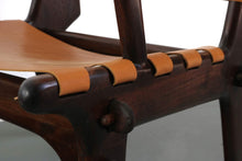 Load image into Gallery viewer, Single Lounge Chair by Angel Pazmino, 1960s Mid-Century Modern Rosewood and Leather-ABT Modern
