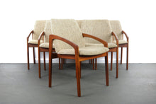 Load image into Gallery viewer, Six Teak Danish Modern Dining Chairs by Kai Kristiansen, produced by KS Mobler-ABT Modern
