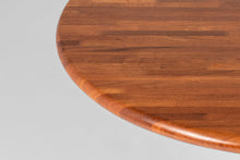 Load image into Gallery viewer, Small Round / Kitchenette Dining Table by Tarm Stole-Og Moblefabrik in Solid Teak, Denmark-ABT Modern

