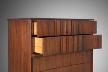 Load image into Gallery viewer, Strata Unagusta Contoured Tall Boy Five Drawer Dresser, c. 1960s-ABT Modern
