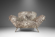 Load image into Gallery viewer, Substantial Chair &amp; Ottoman in Animal Print for Carson&#39;s Furniture Attributed to Milo Baughman, USA, c. 1980&#39;s-ABT Modern
