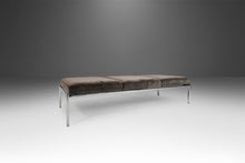 Load image into Gallery viewer, Three Seat Contemporary Bench on Chrome Frame Ilmari Tapiovaara for Stendig, USA, c. 1970&#39;s-ABT Modern
