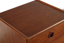 Load image into Gallery viewer, Vintage Danish Mid-Century Modern Teak and Rosewood Telephone Bench / Entry Way Console-ABT Modern

