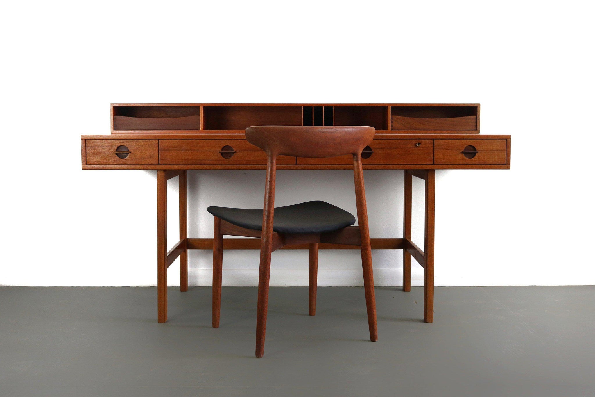 Vintage Danish Teak Desk by Jens Quistgaard for Lovig Dansk, 1960s