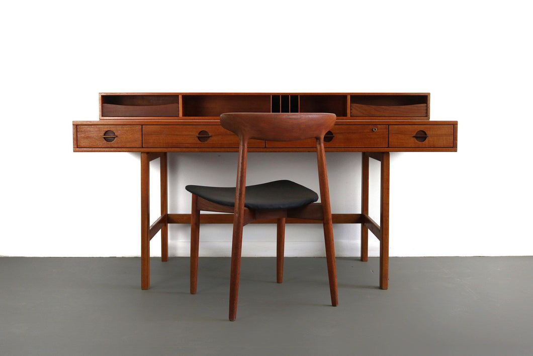 Vintage Danish Teak Desk by Jens Quistgaard for Lovig Dansk, 1960s-ABT Modern