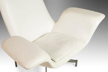 Load image into Gallery viewer, Vintage Dialogue Wing Lounge Chair by HBF in White Leather, c. 1990&#39;s-ABT Modern
