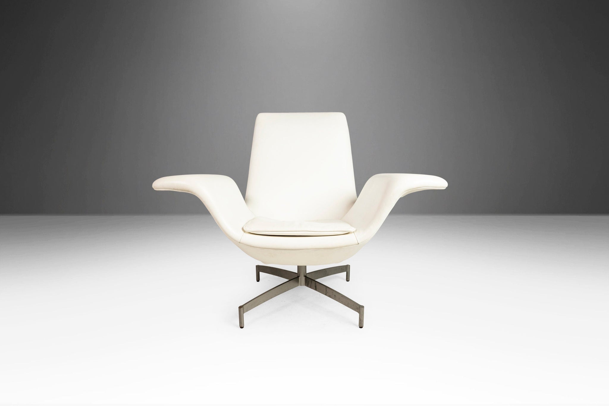 1990's  post modern lounge chair 内田洋行 Westnofa Mid Century Norwegian Bentwood and Leather Lounge