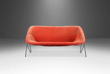 Load image into Gallery viewer, Vintage Italian Modern Sling Sofa with Iron Frame and Original Red Upholstery, Italy, c.1970&#39;s-ABT Modern

