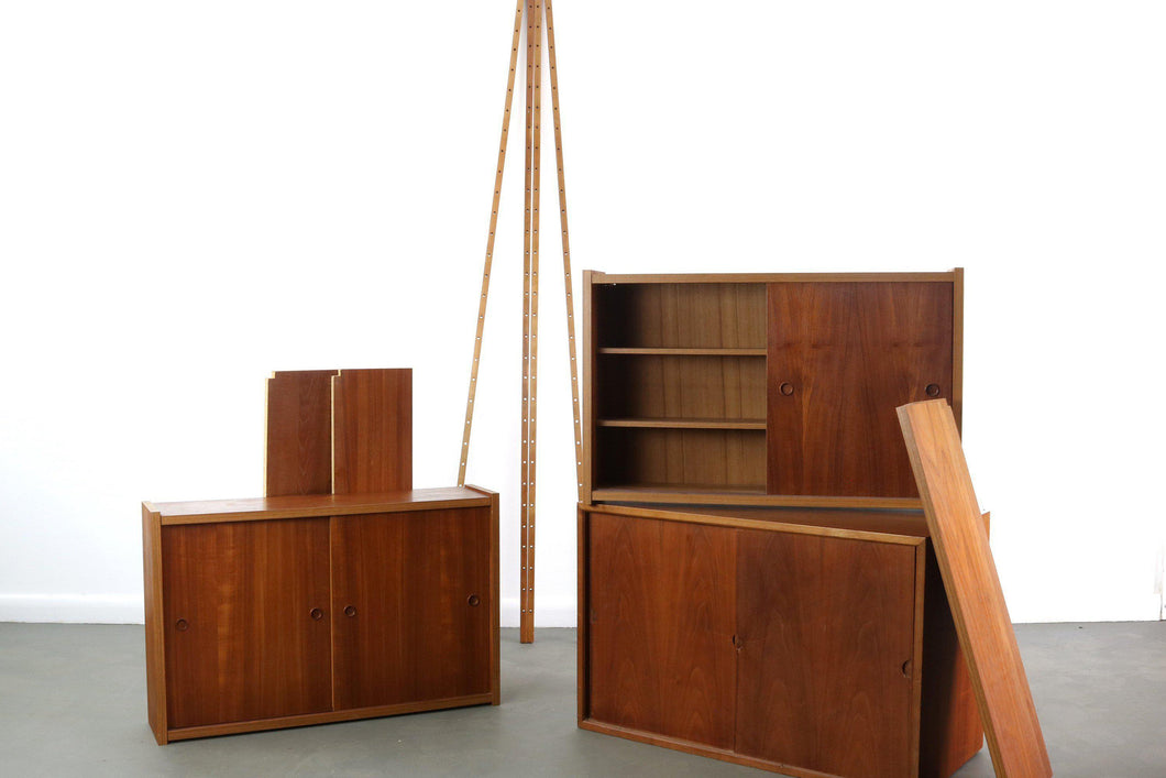 Vintage modular PS wall system designed by Preben Sorensen for Randers-ABT Modern