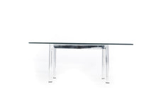 Load image into Gallery viewer, Weekly Rental (Daniel Faria Gallery) - Authentic Ludwig Mies van der Rohe Glass / Chrome Barcelona Coffee Table by Knoll-ABT Modern
