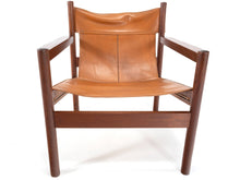 Load image into Gallery viewer, Weekly Rental (Galeria Nara Roesler) - Michel Arnoult Roxinho Sling Lounge Chairs in Leather and Rosewood for Mobilia Contemporanea, Brazil-ABT Modern
