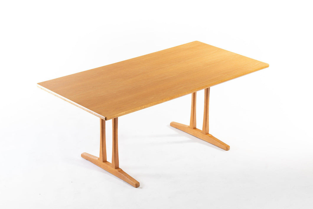 Weekly Rental (Louis Stern Fine Arts) - Danish Modern Oak Dining Table by Borge Mogensen for FDB Mobler-ABT Modern