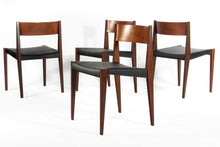 Load image into Gallery viewer, Weekly Rental (Simoes De Assis) - Set of 4 Cado PIA Danish Modern Dining Chairs in Black-ABT Modern
